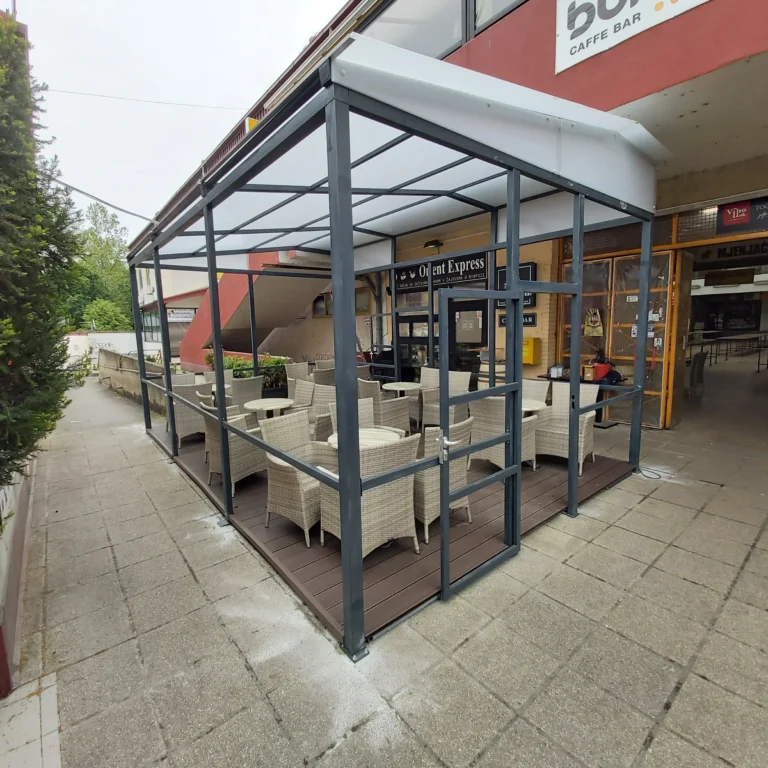 Konstrukcija za terasu kafica